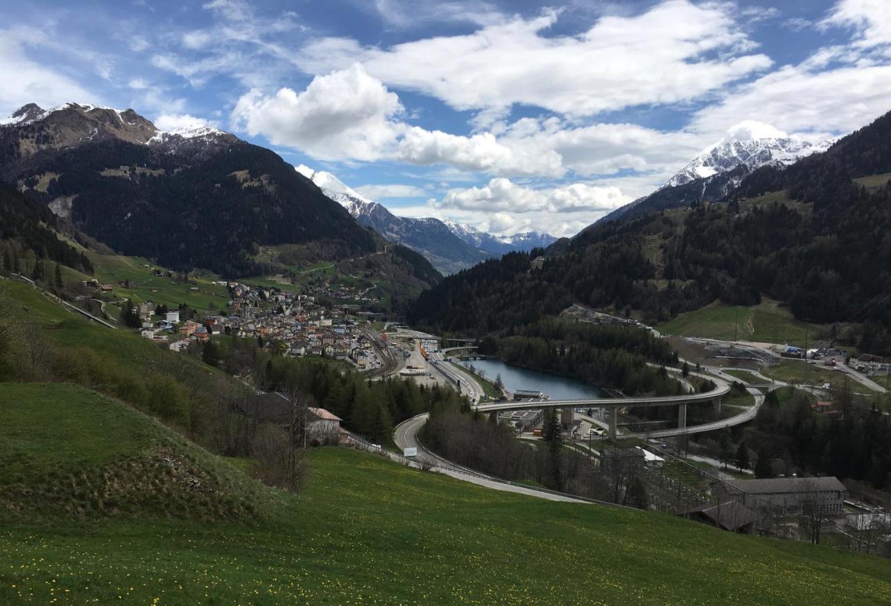 B&B Gottardo Airolo Bagian luar foto